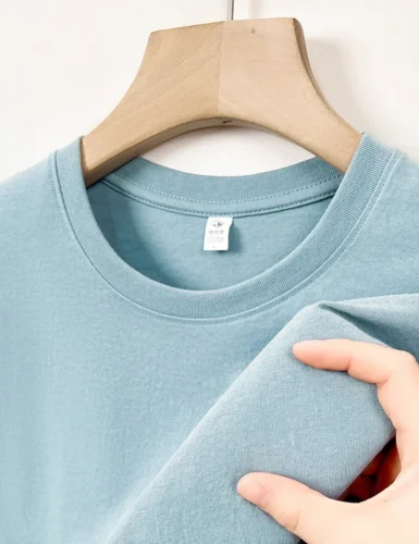 Men's Korean Cotton Crew Neck Short Sleeve T-Shirt